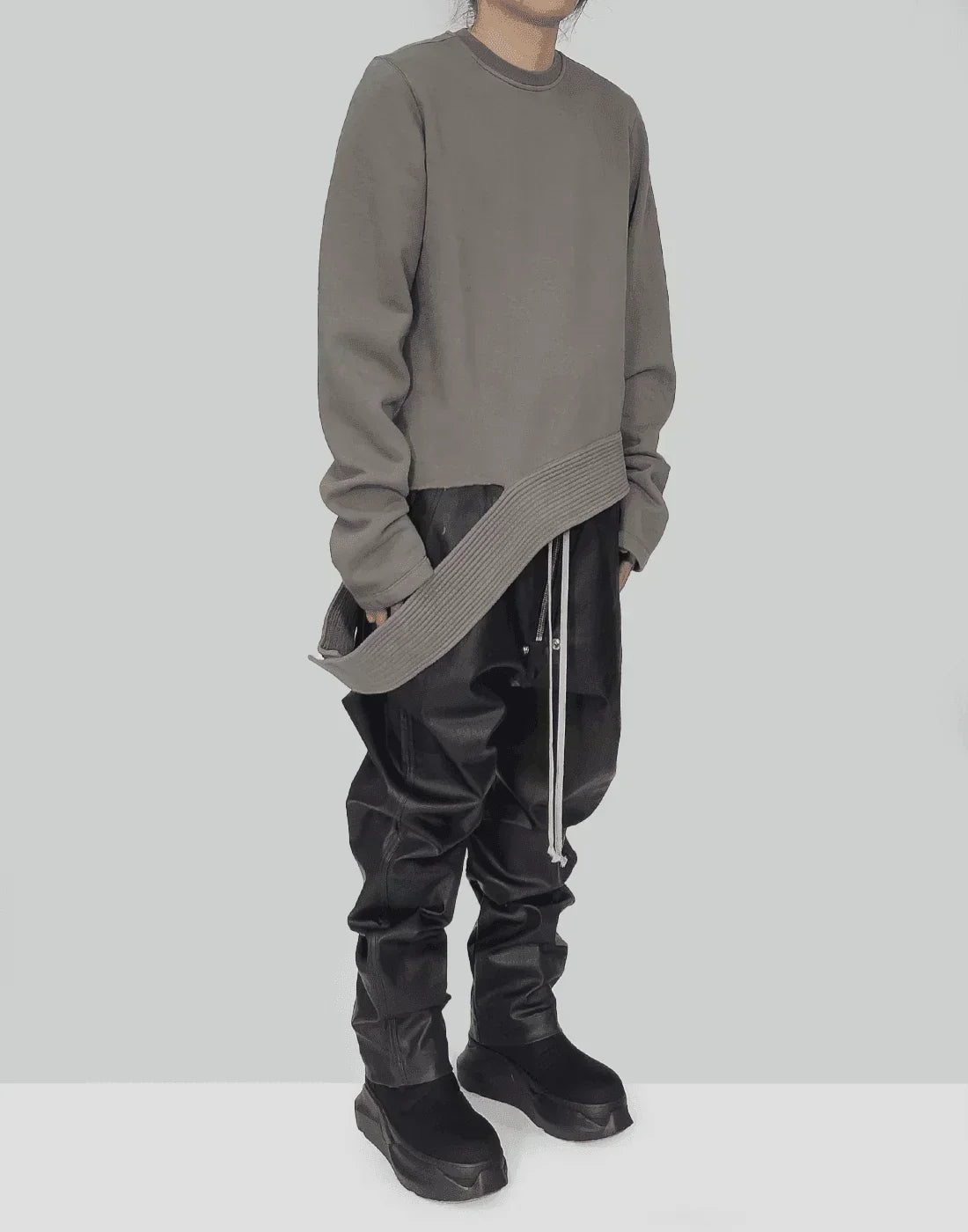 Rick Owens Drkshdw - LONG CREATCH SWEAT - 082plus