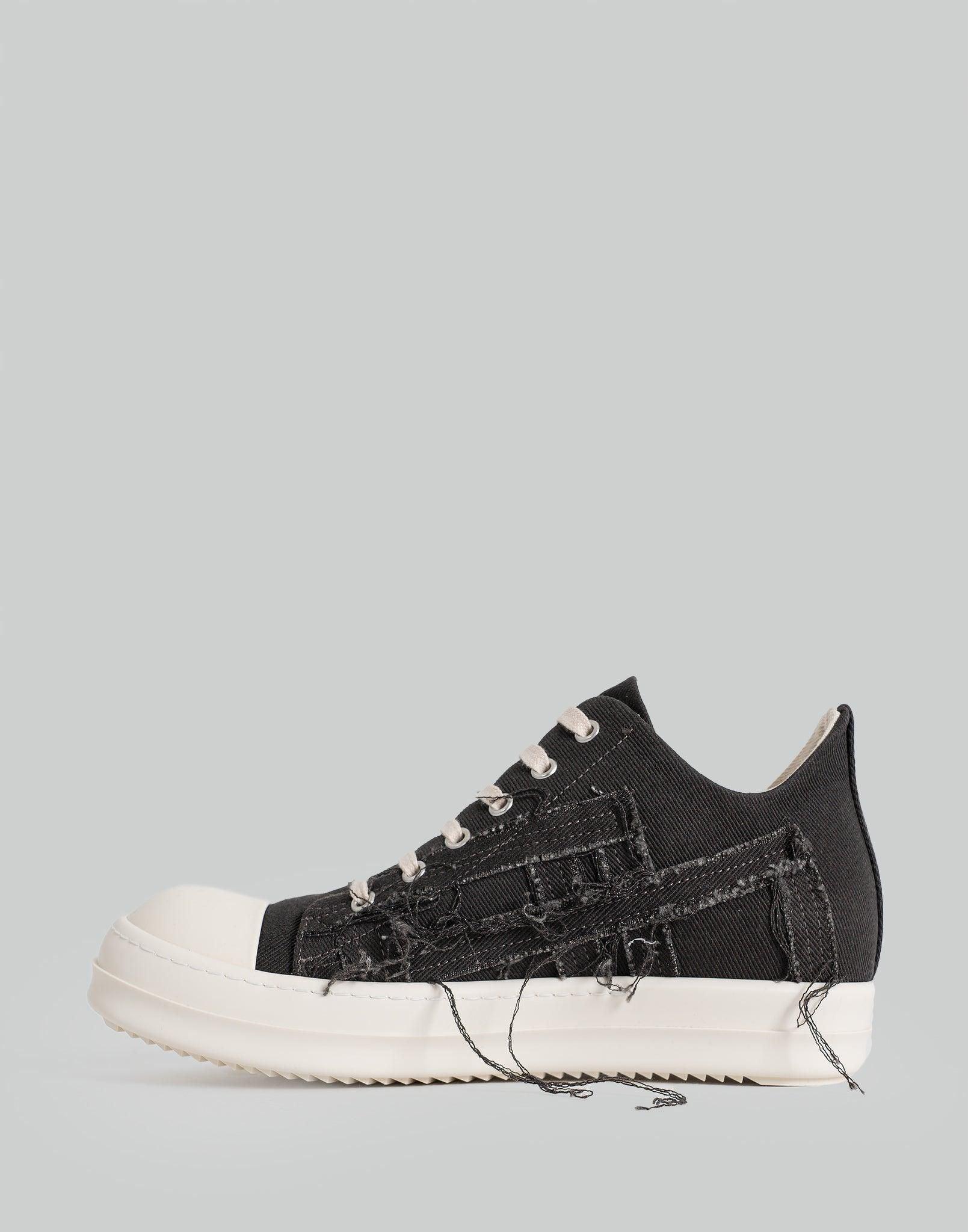 Rick Owens Drkshdw - SLASHED LOW SNEAKS - 082plus