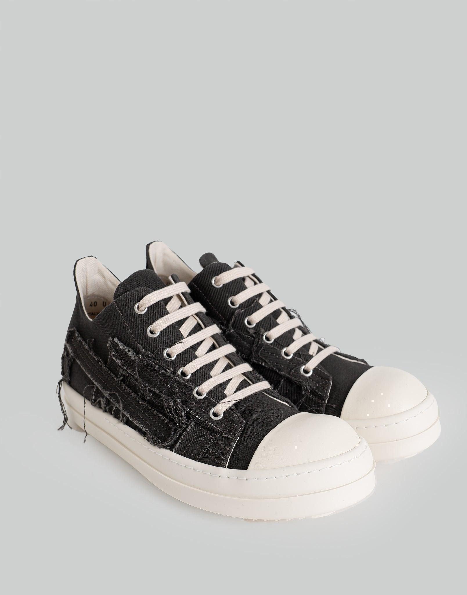 Rick Owens Drkshdw - SLASHED LOW SNEAKS - 082plus
