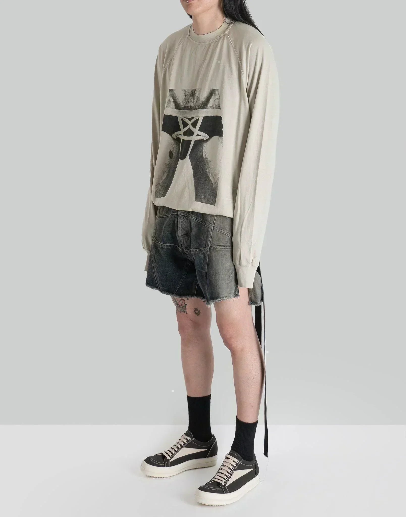 Rick Owens Drkshdw - TRUCKER CUT OFFS - 082plus