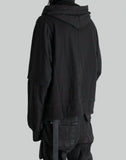 Rick Owens Drkshdw - ZIPPED HUSTLER HOODIE - 082plus