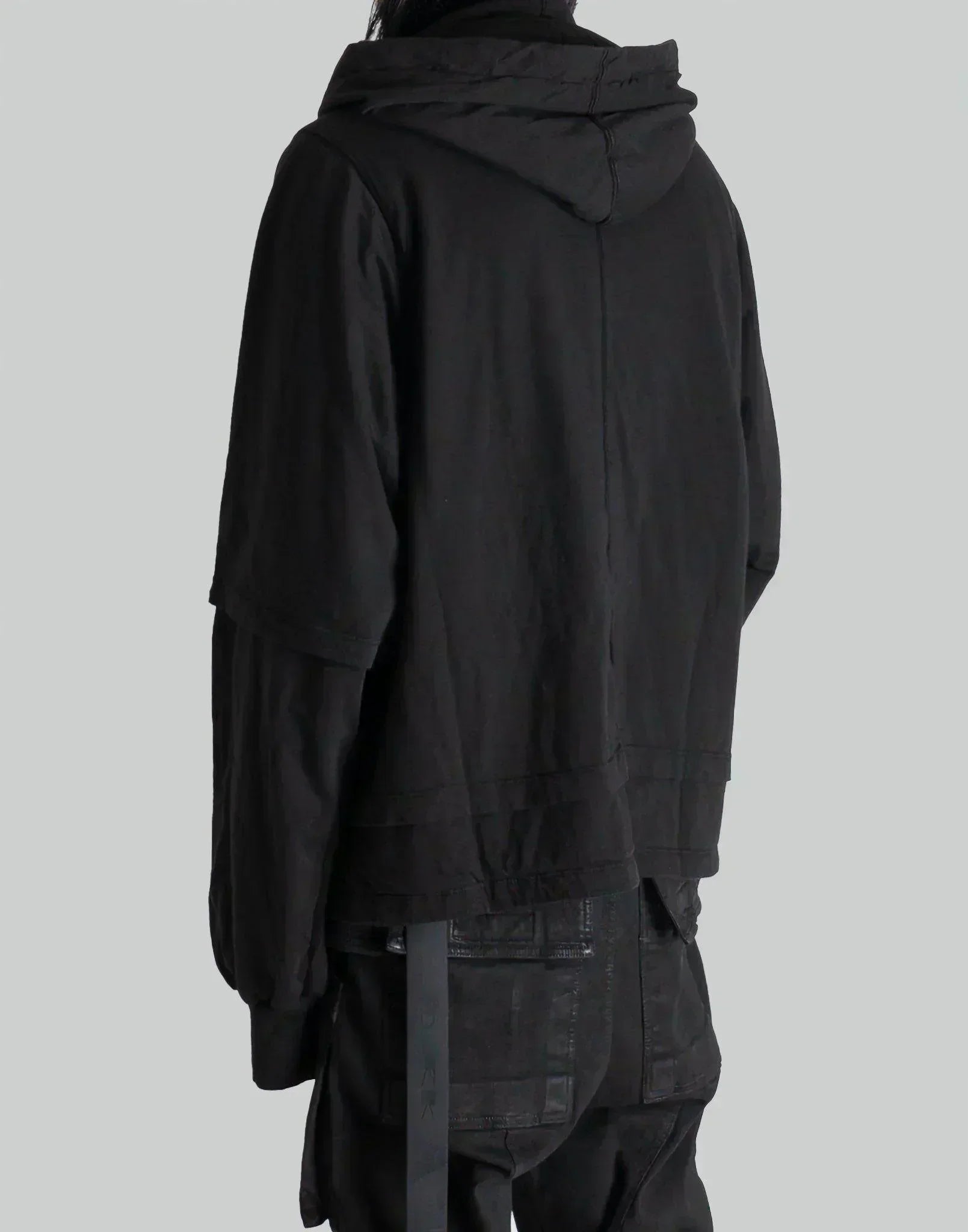 Rick Owens Drkshdw - ZIPPED HUSTLER HOODIE - 082plus