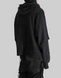 Rick Owens Drkshdw - ZIPPED HUSTLER HOODIE - 082plus