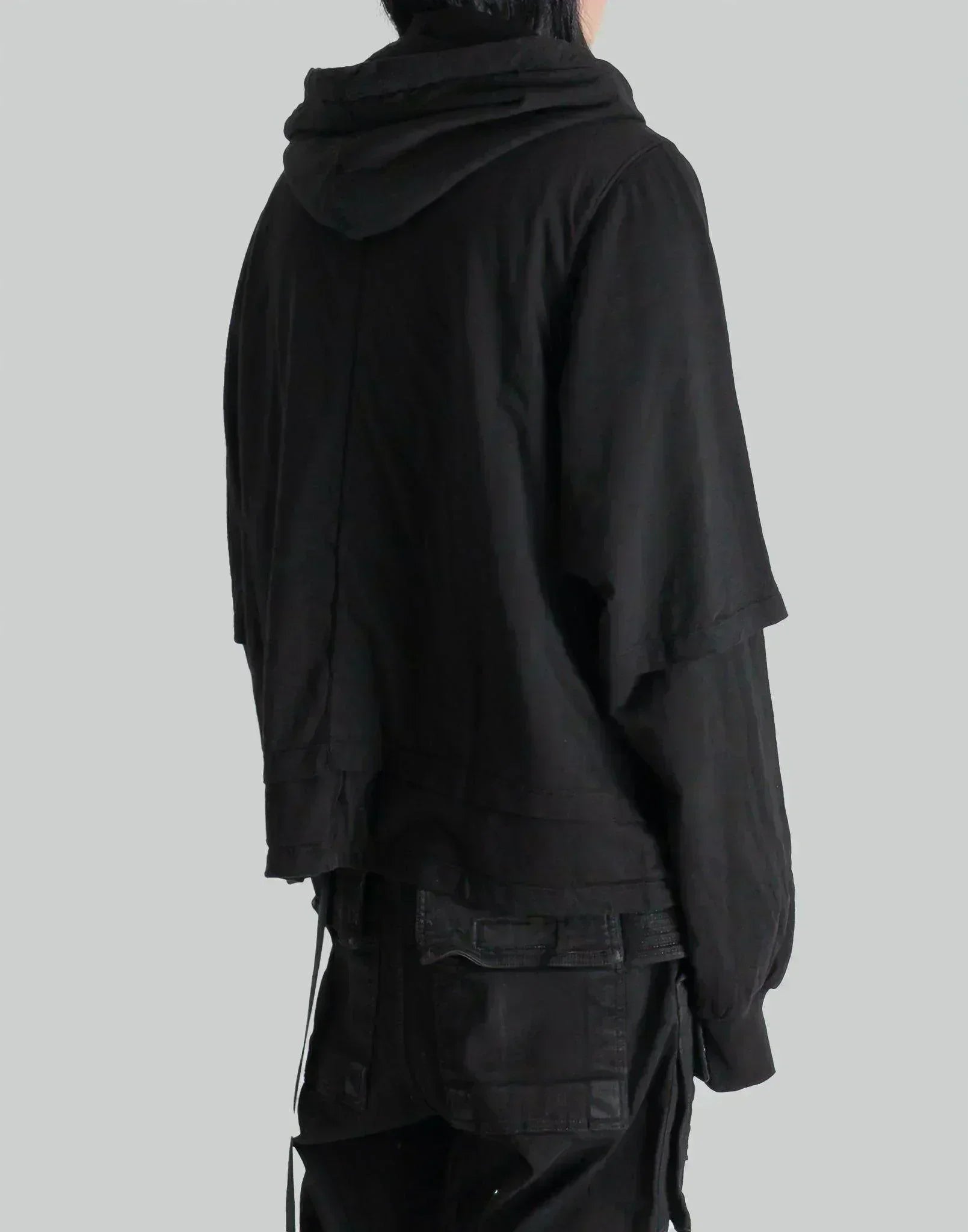 Rick Owens Drkshdw - ZIPPED HUSTLER HOODIE - 082plus