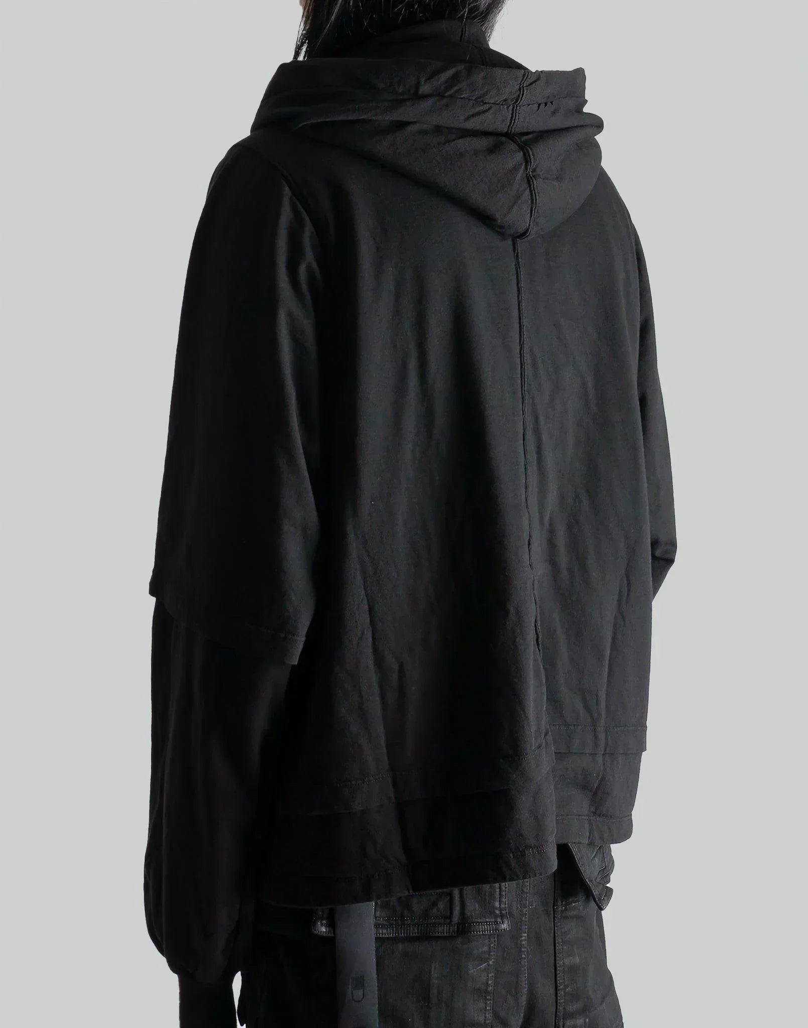 Rick Owens Drkshdw - ZIPPED HUSTLER HOODIE - 082plus