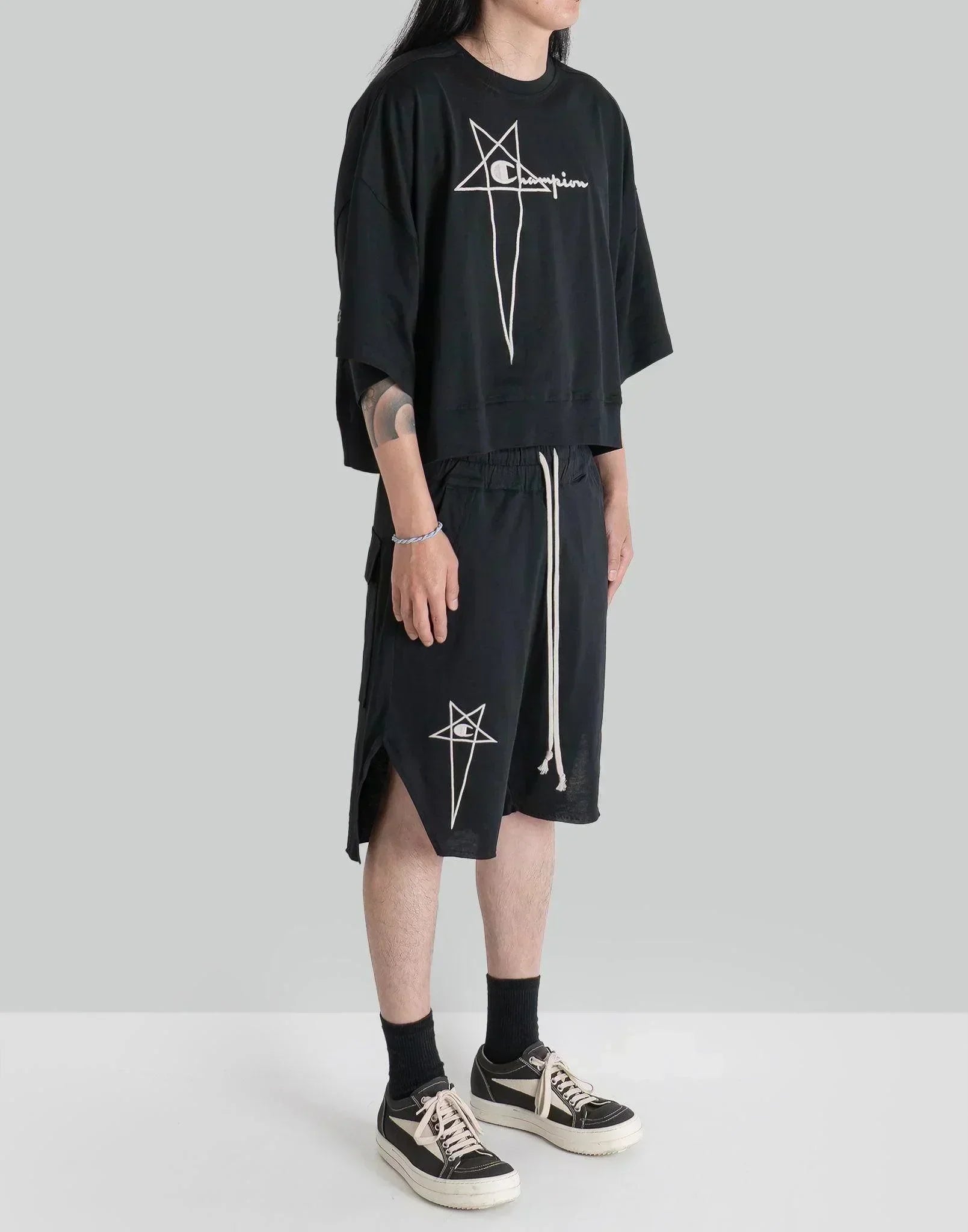 Rick Owens x Champion - TOMMY T CROPPED - 082plus