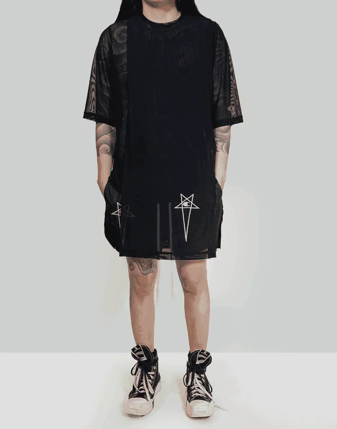 Rick Owens x Champion - WOVEN DOLPHIN BOXERS - 082plus