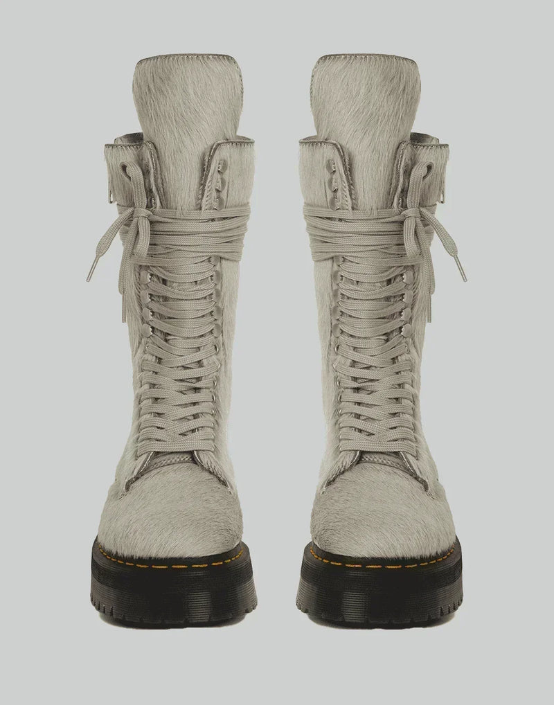 Rick Owens x Dr. Martens - QUAD SOLE CALF LENGTH BOOT - 082plus