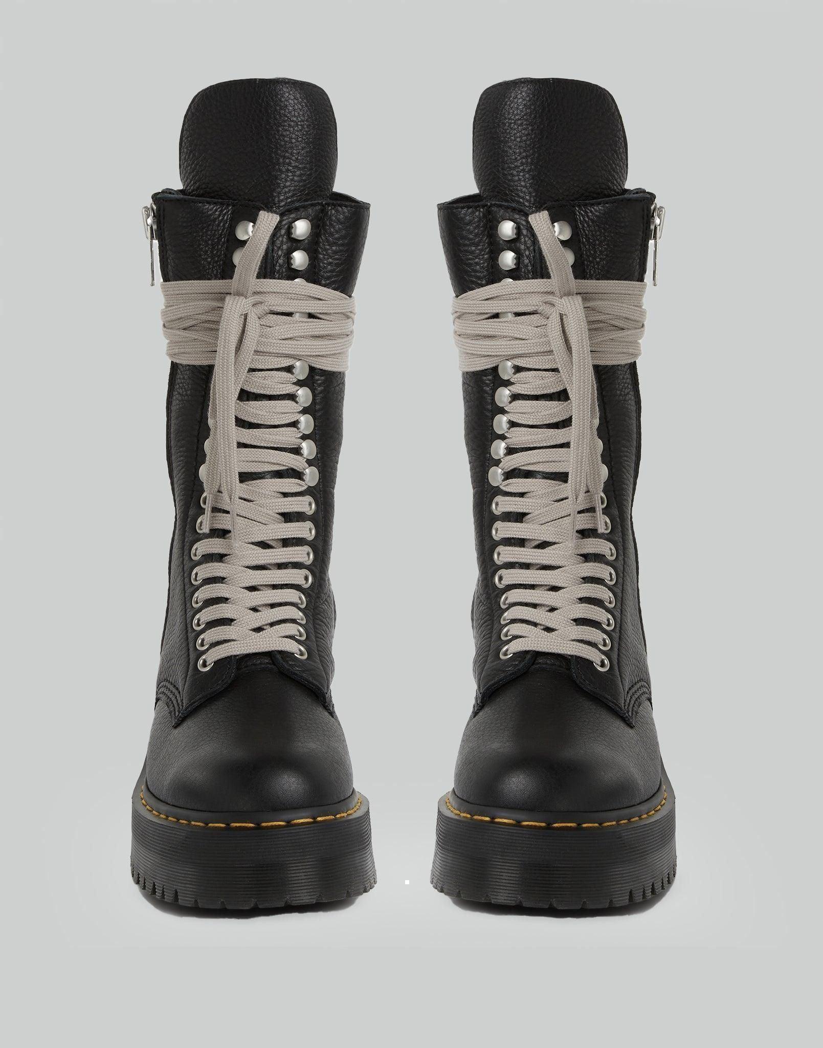 Rick Owens x Dr. Martens - QUAD SOLE CALF LENGTH BOOT - 082plus