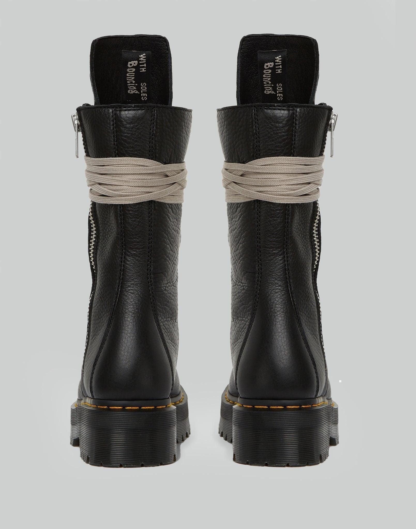 Rick Owens x Dr. Martens - QUAD SOLE CALF LENGTH BOOT - 082plus