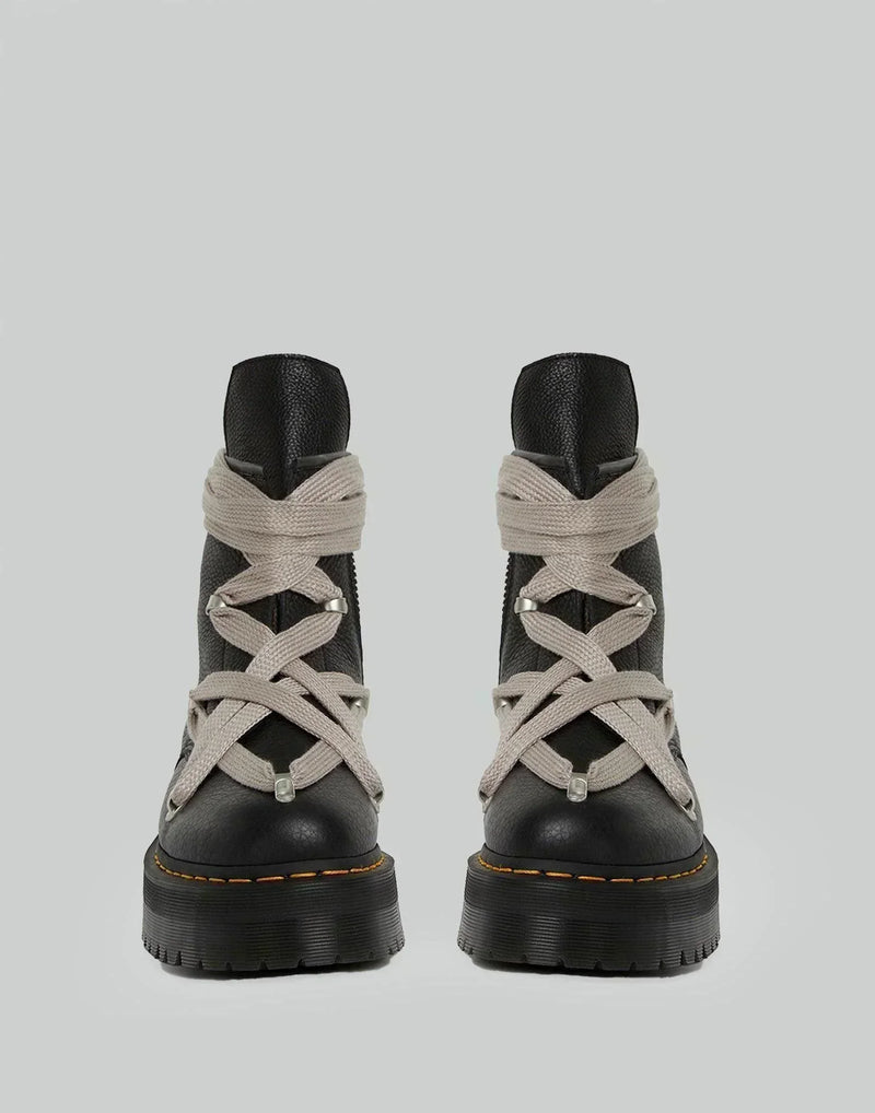 Rick Owens x Dr. Martens - QUAD SOLE PENTAGRAM JUMBO LACE BOOT - 082plus