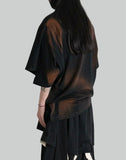 SANKUANZ - Dagger Print Deconstructed T-Shirt - 082plus