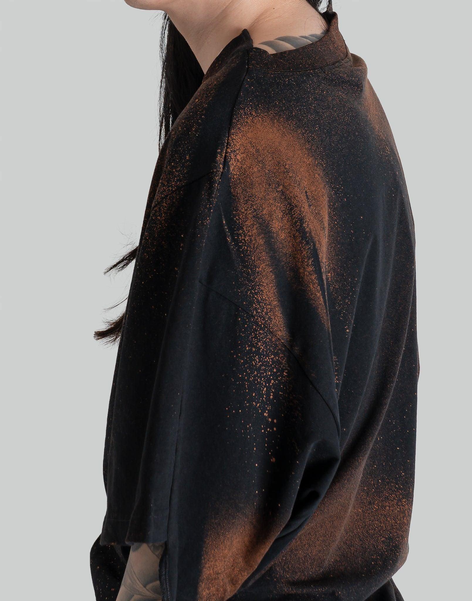 SANKUANZ - Dagger Print Deconstructed T-Shirt - 082plus