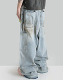 SANKUANZ - DENIM BAGGY PANTS - 082plus