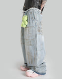 SANKUANZ - DENIM BAGGY PANTS - 082plus
