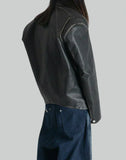SANKUANZ - DISTRESSED LEATHER JACKET - 082plus