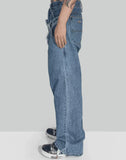 SANKUANZ - Double Waisted Wide Leg Jeans - 082plus