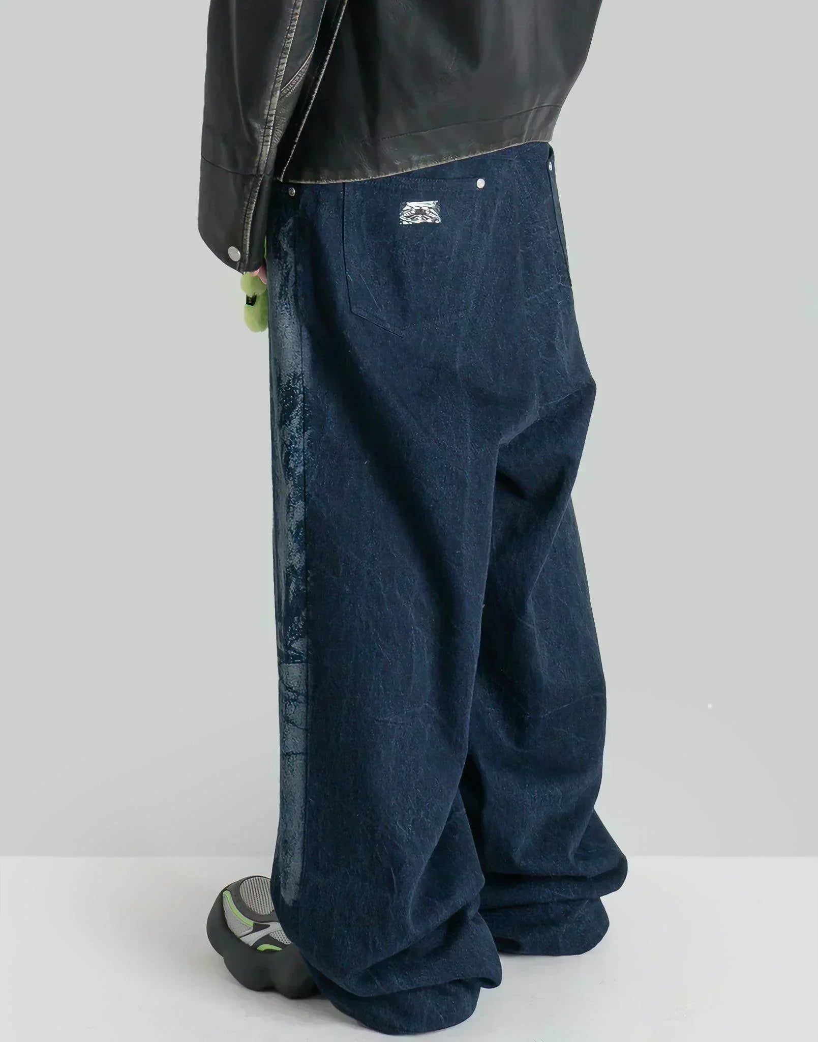 SANKUANZ - GIANTESS GRAFFITI PRINT DENIM BAGGY PANTS - 082plus