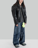 SANKUANZ - GIANTESS GRAFFITI PRINT DENIM BAGGY PANTS - 082plus