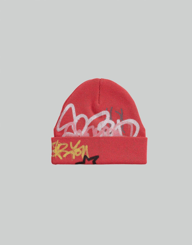 SANKUANZ - Graffiti Print Beanie - 082plus