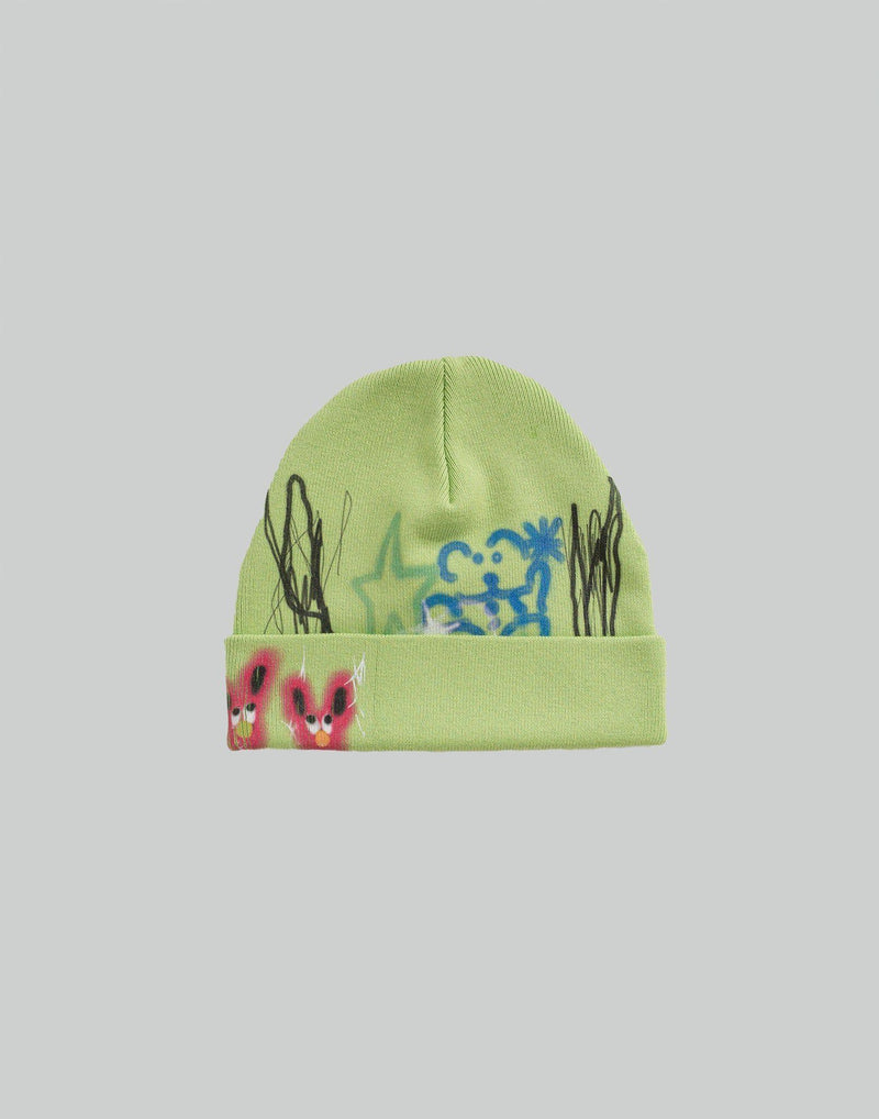 SANKUANZ - Graffiti Print Beanie - 082plus