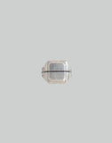 LINE PATTERN SQUARE TOP RING
