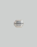 LINE PATTERN SQUARE TOP RING