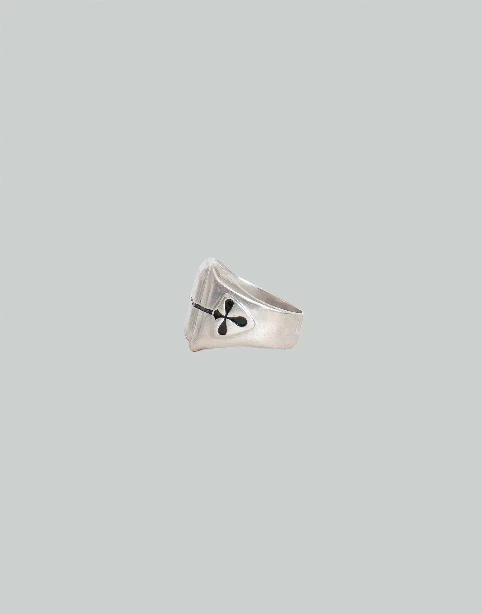 SANKUANZ - LINE PATTERN SQUARE TOP RING - 082plus