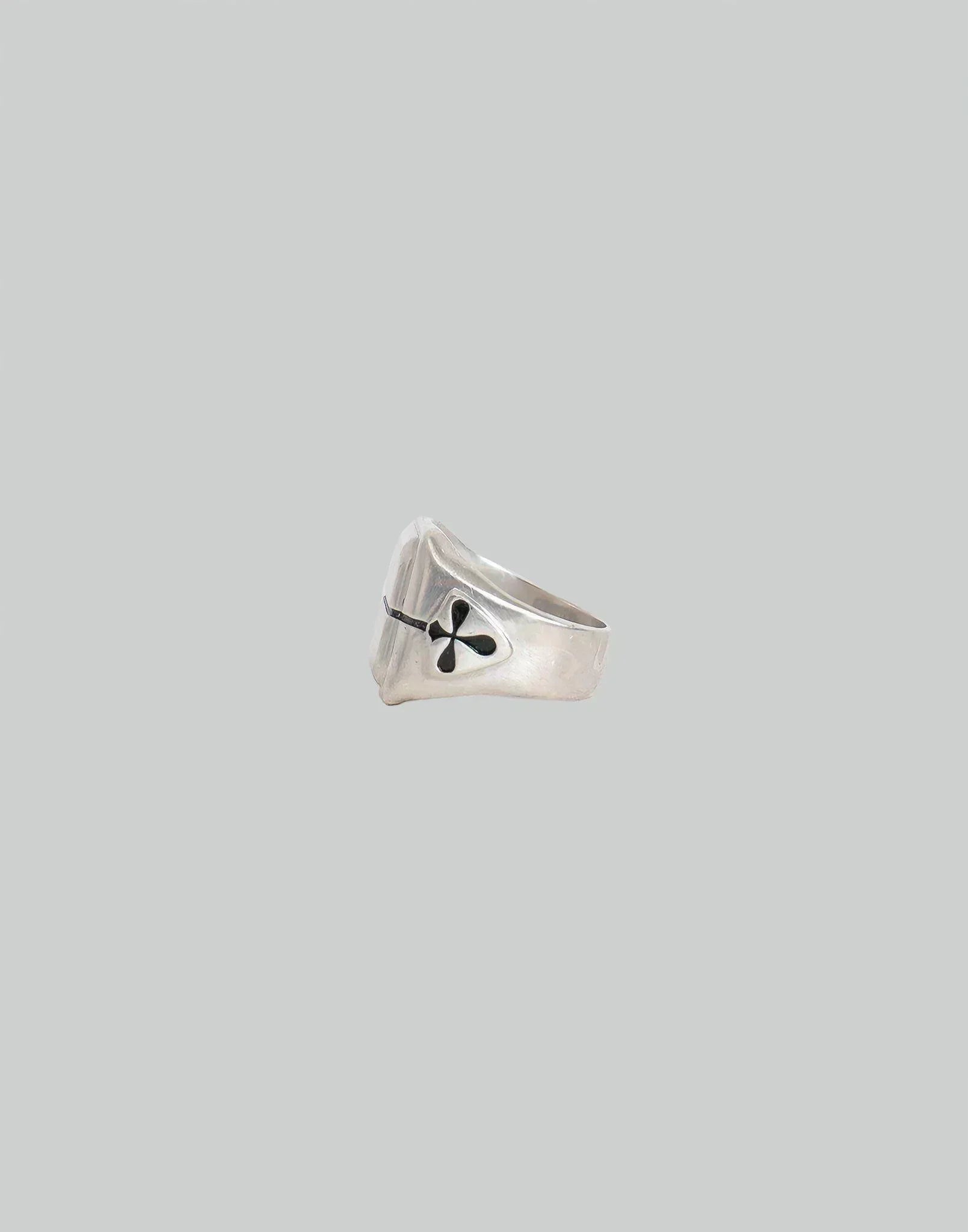 SANKUANZ - LINE PATTERN SQUARE TOP RING - 082plus