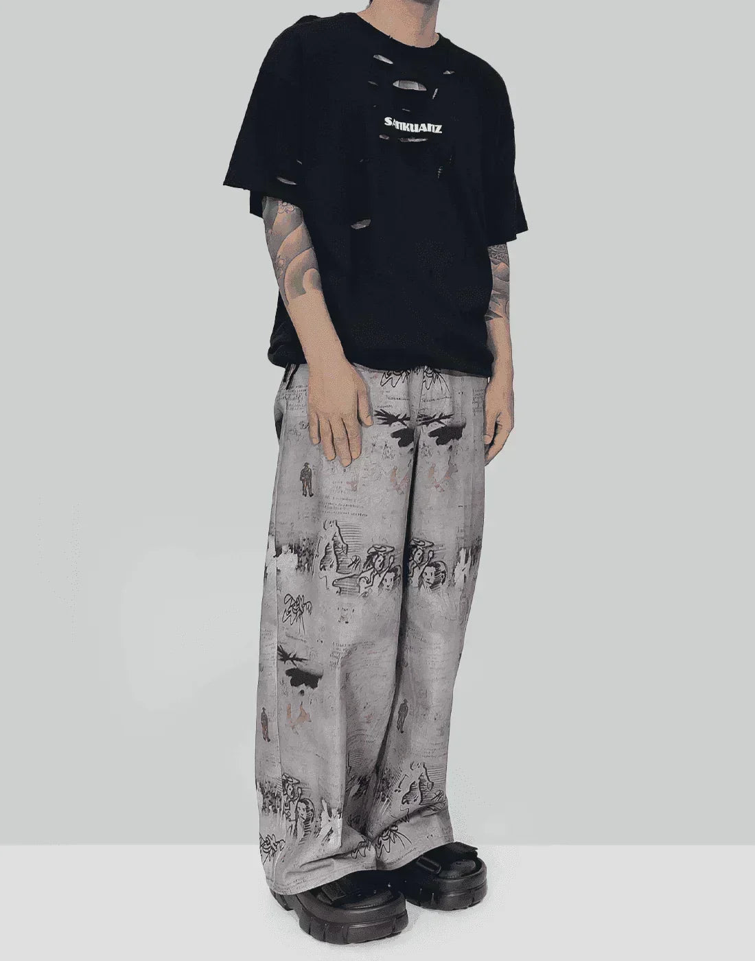 SANKUANZ - Logo Holes Tee - 082plus