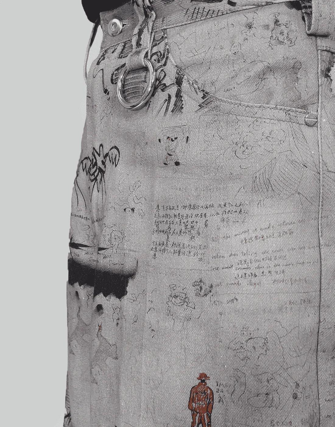 SANKUANZ - Low Waist Wide Leg Jeans - 082plus