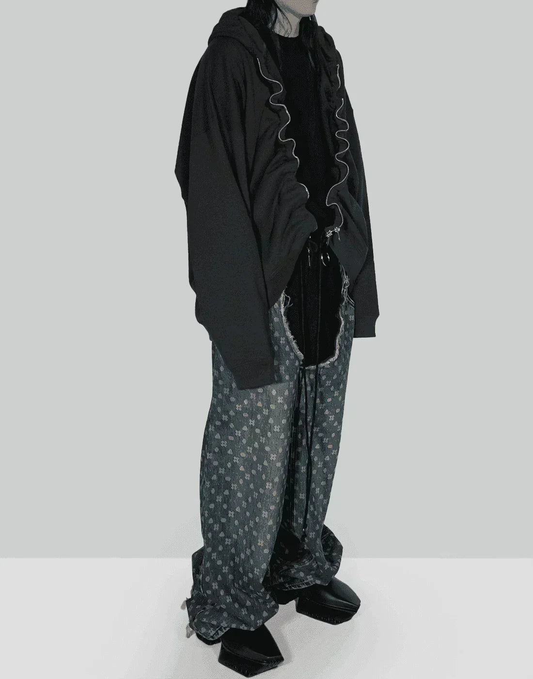 SANKUANZ - Mosaic laser burn jeans - 082plus