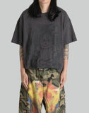 SANKUANZ - Oversized Bear Graffiti Print T-shirt - 082plus