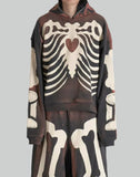 SANKUANZ - Skeleton Print Hoodie - 082plus