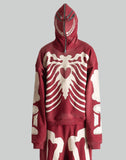 SANKUANZ - Skeleton Print Hoodie - 082plus