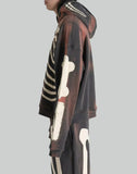 SANKUANZ - Skeleton Print Hoodie - 082plus
