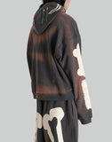 SANKUANZ - Skeleton Print Hoodie - 082plus