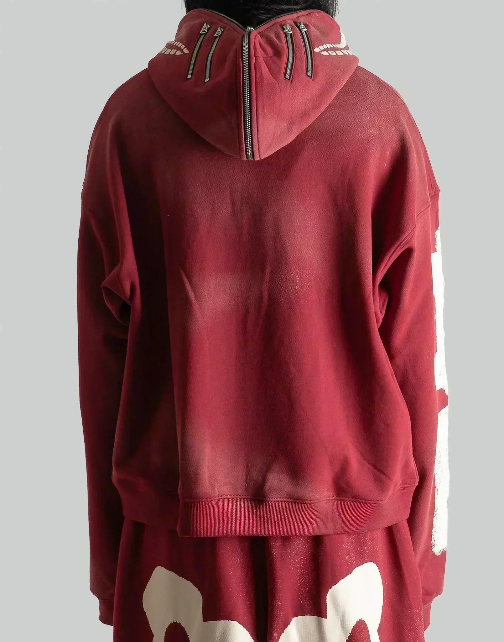 SANKUANZ - Skeleton Print Hoodie - 082plus