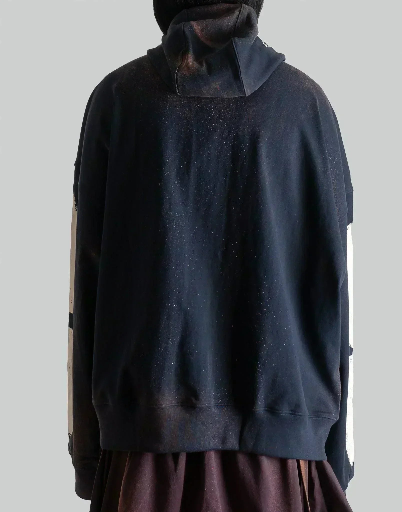 SANKUANZ - Skeleton Print Hoodie With Zipper - 082plus