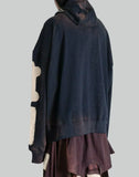 SANKUANZ - Skeleton Print Hoodie With Zipper - 082plus
