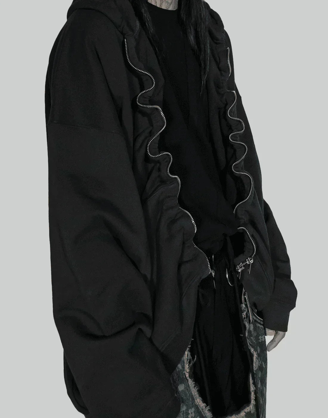 SANKUANZ - Zipper Pull-out Hoodie - 082plus
