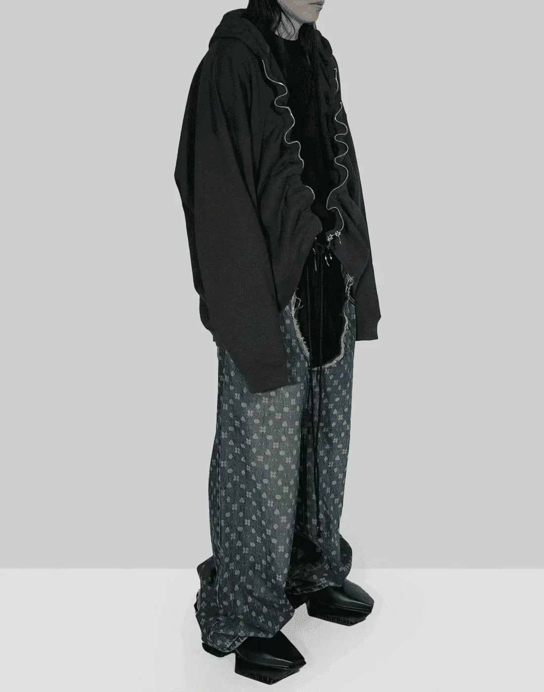 SANKUANZ - Zipper Pull-out Hoodie - 082plus