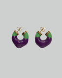 RUBBERIZED EARRINGS