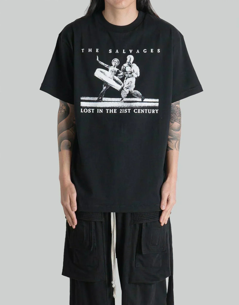 THE SALVAGES - ALTAR T-SHIRT WITH TRIADIC PRINT - 082plus