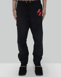 EMBLEM CROP SWEATPANTS