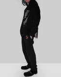 THE SALVAGES - EMBLEM MESH OS HOODIE - 082plus