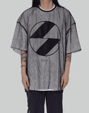 EMBLEM MESH OS T-SHIRT