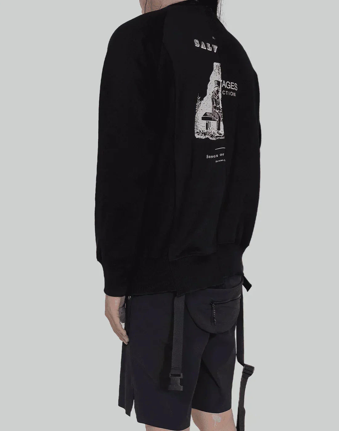 THE SALVAGES - FORM & FUNCTION RECONSTRUCTED CREWNECK SWEATER - 082plus