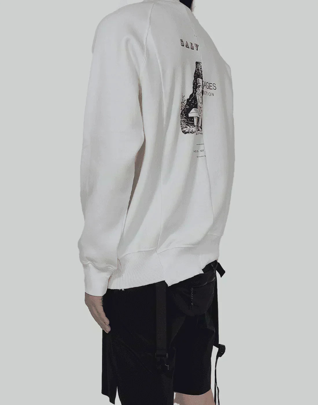 THE SALVAGES - FORM & FUNCTION RECONSTRUCTED CREWNECK SWEATER - 082plus