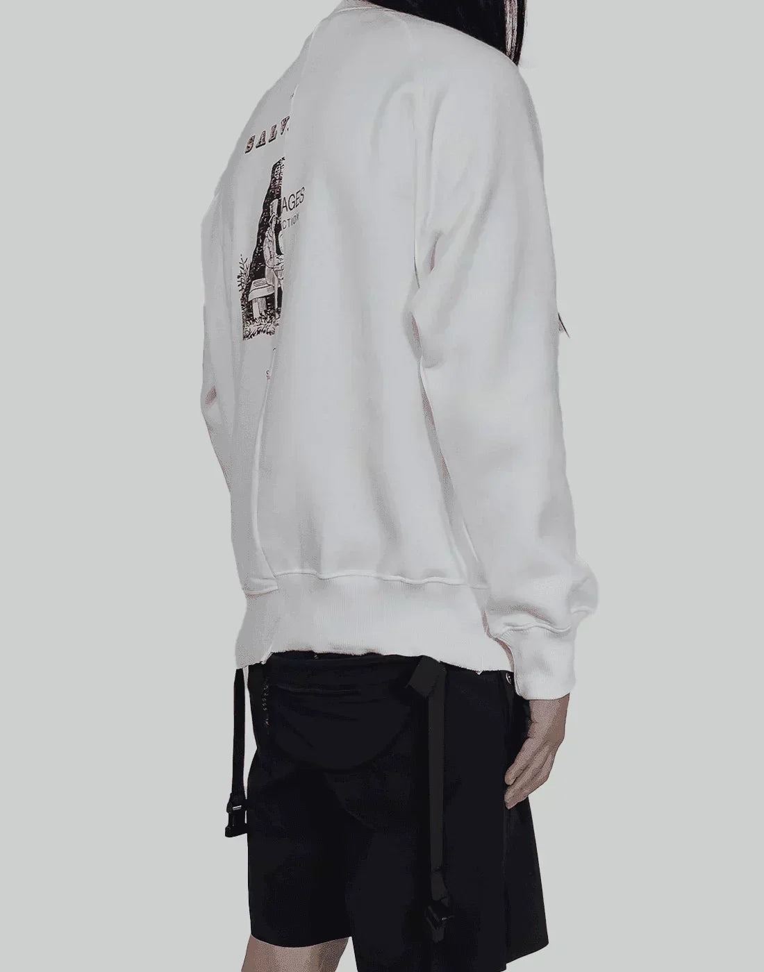 THE SALVAGES - FORM & FUNCTION RECONSTRUCTED CREWNECK SWEATER - 082plus